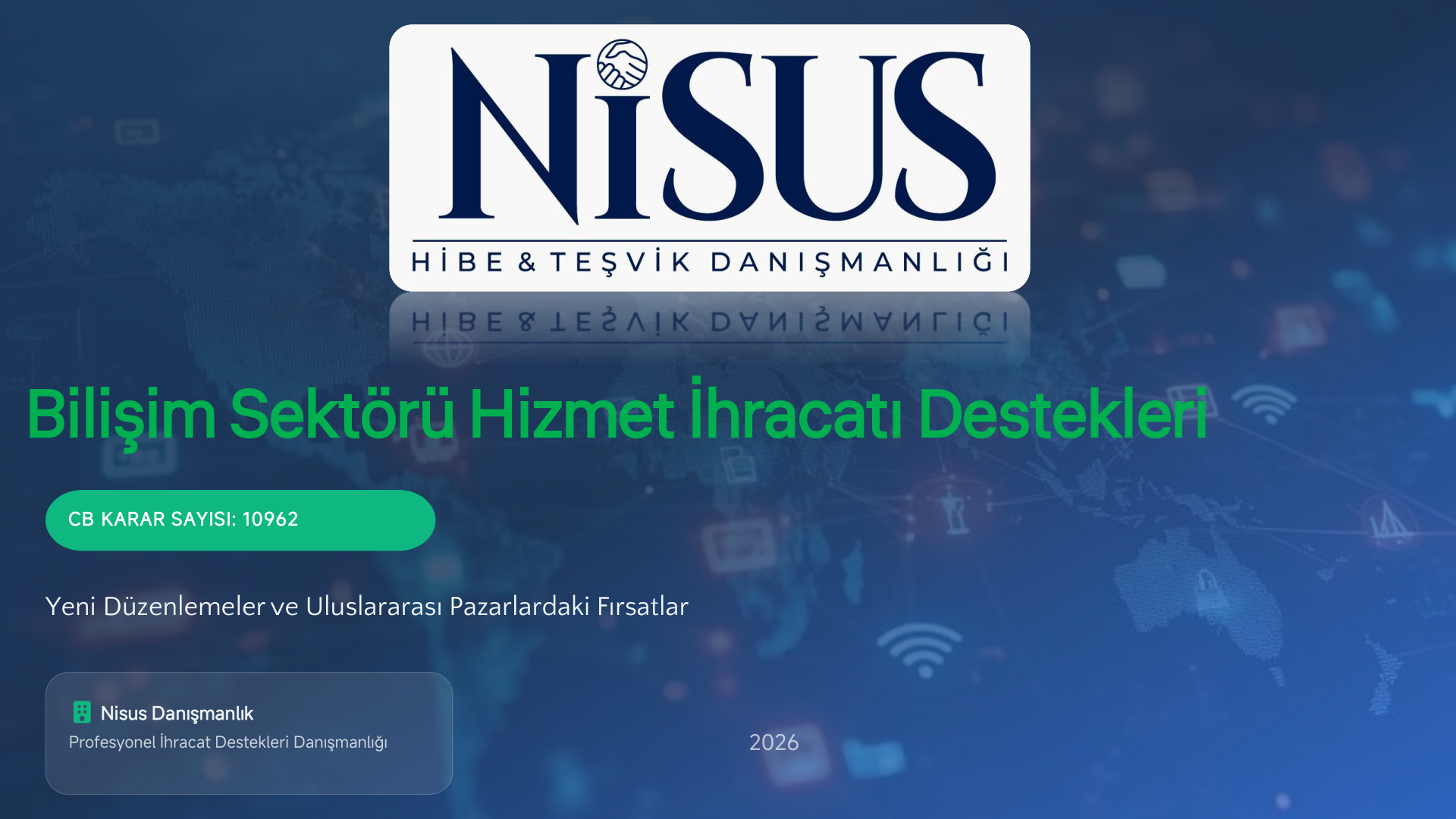 Bilişim ve Yazılım Sektörü İhracat Destekleri Sunumu Kapak Önizlemesi