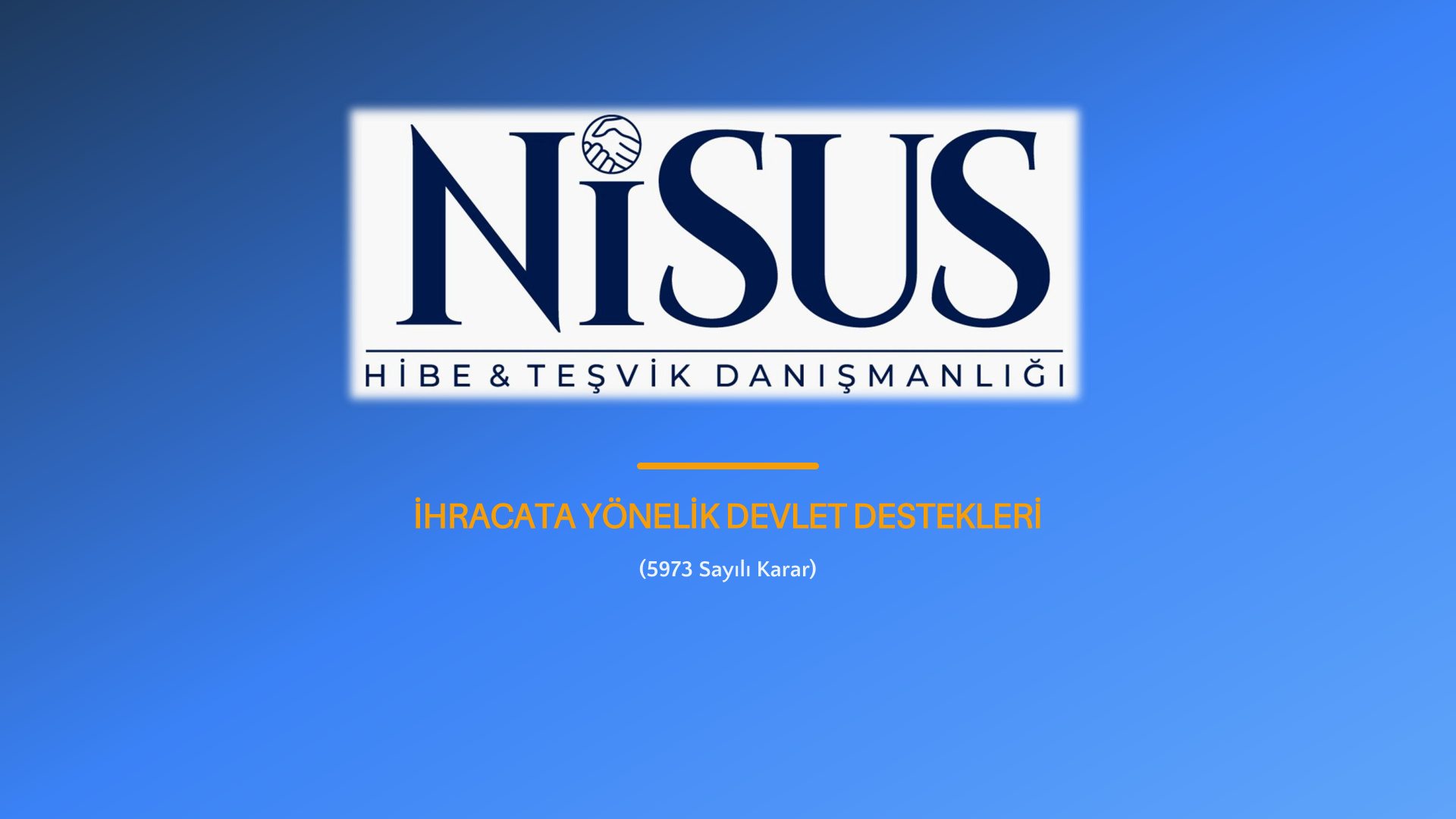 2026 Mal İhracatı Devlet Destekleri Sunumu Kapak Önizlemesi